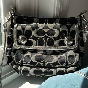 Vintage Coach Crossbody Logo Bag